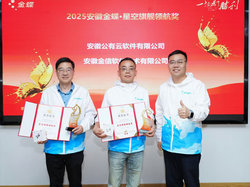 金信软件获金蝶星空旗舰领航奖